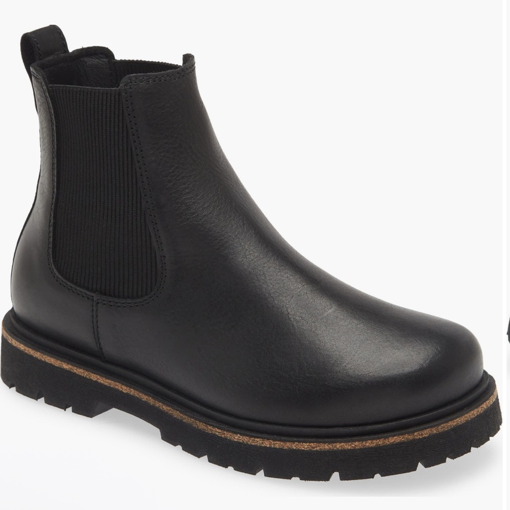 Birkenstock Highwood Black Chelsea Boots 40=9